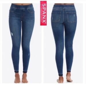 NWOT Spanx | Distressed hi rise skinny jeans